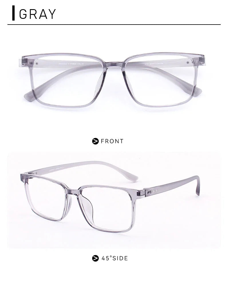 O-Q CLUB Men's Eyeglasses Optical Lenses With Prescription Glasses Women Eye Glass for Man Women's Eyeglass Frame Lunette Myopia