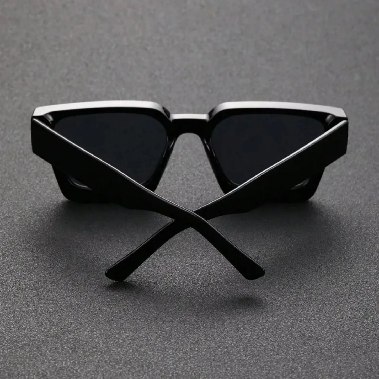 1PC Unisex Plastic Fashion Square Frame Sunglasses For Street Photography