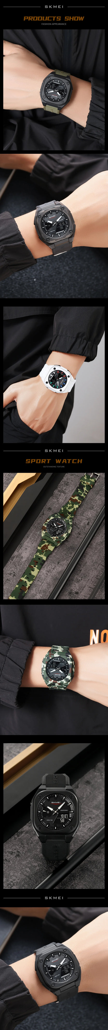 SKMEI 2328 Original Sports Digital Electronic Wristwatches New Watch Quartz Watches For Mens Waterproof Clock Relogio Masculino