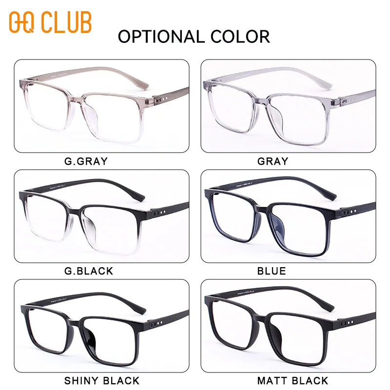 O-Q CLUB Men's Eyeglasses Optical Lenses With Prescription Glasses Women Eye Glass for Man Women's Eyeglass Frame Lunette Myopia