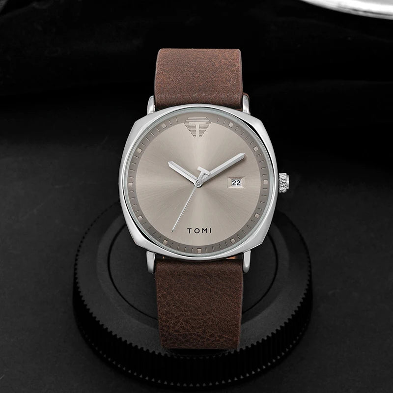 TOMI Men's Watch Minimalist  Casual Quartz Watch