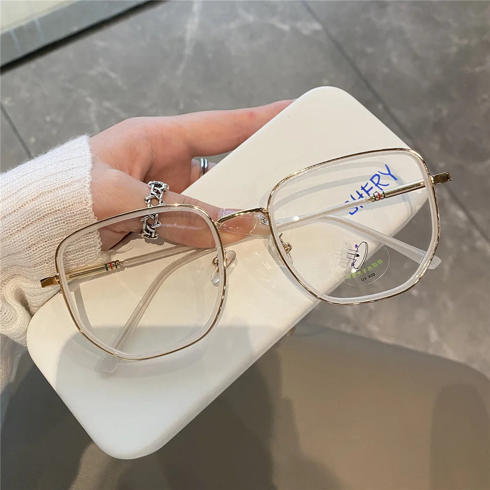 Transparent Computer Glasses Frame Women Men Glasses Optical Spectacle Eyeglass