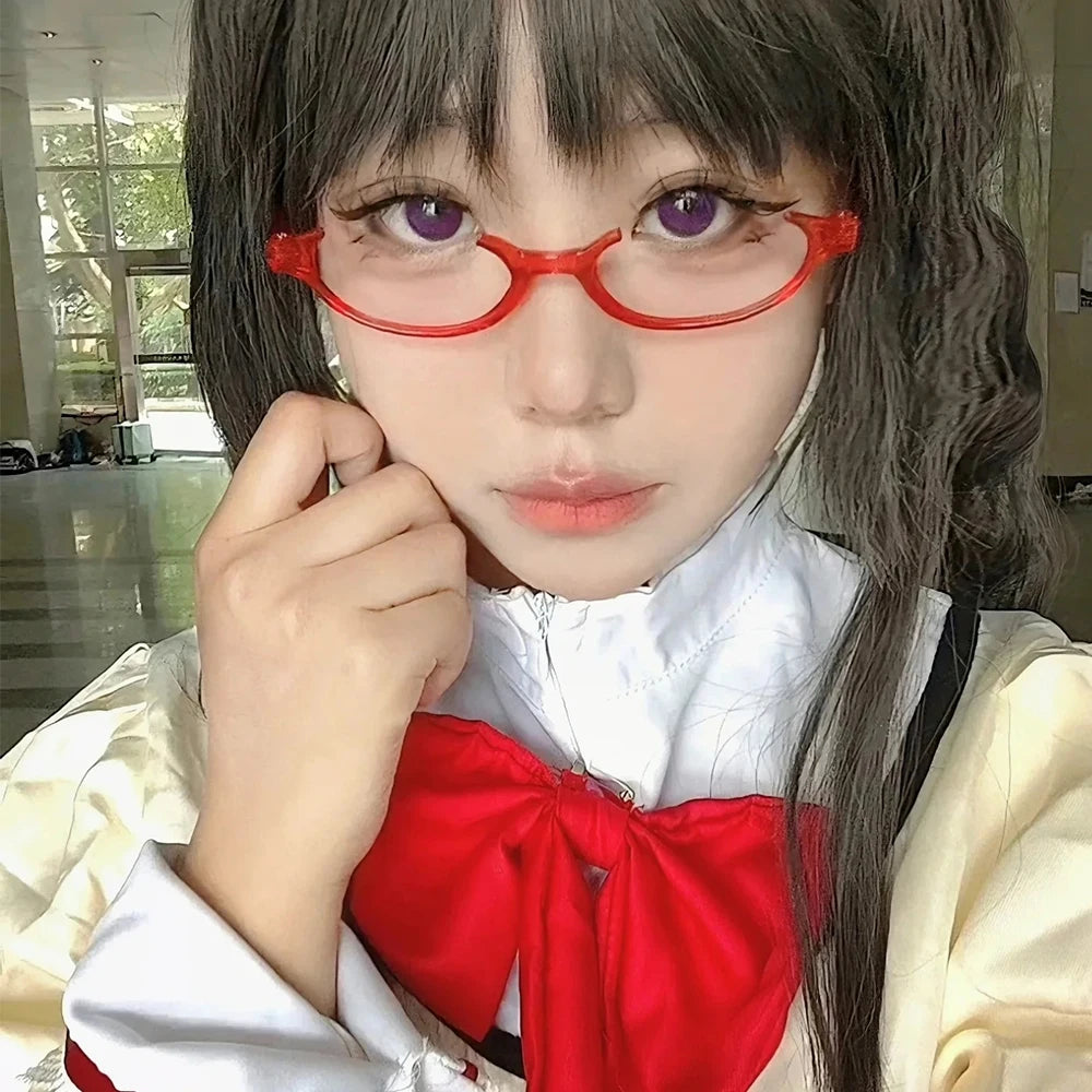 Unisex Japanese Anime Y2K Teardrop No Lenses Eyeglass