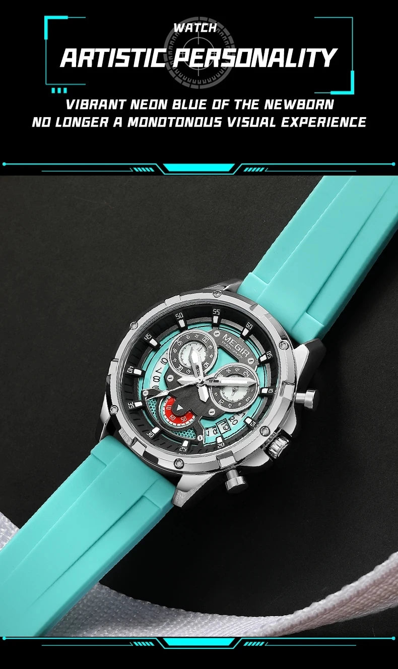 MEGIR 2248 Top Brand Chronograph Quartz Watch