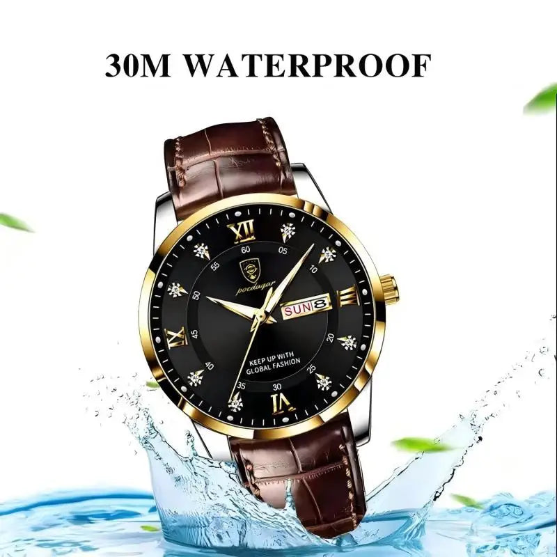 POEDAGAR Luxury Brand Men Watches Waterproof