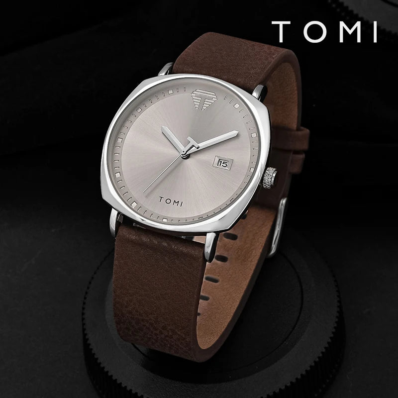 TOMI Men's Watch Minimalist  Casual Quartz Watch