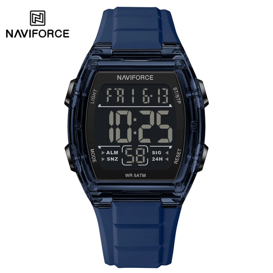 Naviforce 6106 Man Watch Clocks Outdoor Casual Sports LCD Digital Electronic Waterproof watch