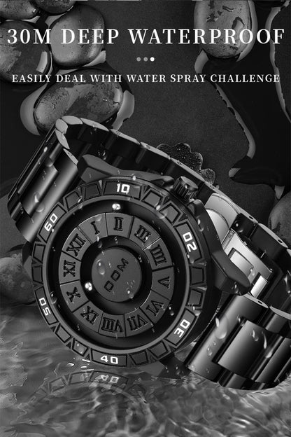 DOM 1726 Original New Design Magnetic Ball Concept Men's Fashion Cool Trend Minimalist watch