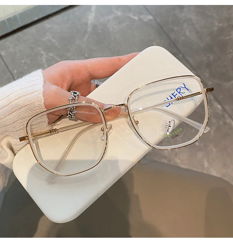 Transparent Computer Glasses Frame Women Men Glasses Optical Spectacle Eyeglass