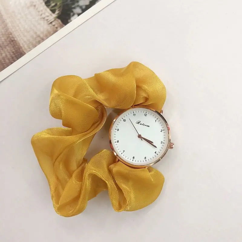 Creative Ribbon Digital Watch Fairy Elegant Personality Student Girl Ribbon Watch Without Clasp Bracelet Watch Clock Gift Reloj