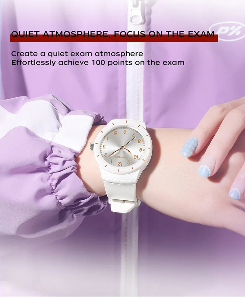 SANDA 9075 Men New Luxury Simple Original Watches Gift Silicone Quartz Wristwatches