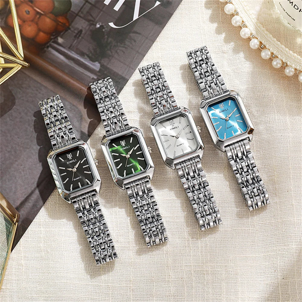 Hot Selling 2025 Fashion Women's Minimalist Square Quartz Watch