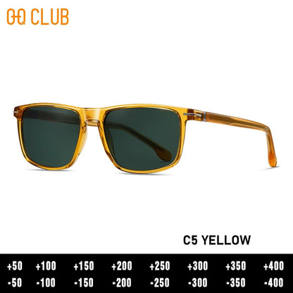 O-Q CLUB New Men's Fashion Square Polarized Sunglasses