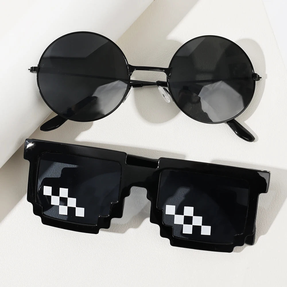 Small Round Sunglasses Women Men UV400 Metal Brand Designer Punk Sun Glasses