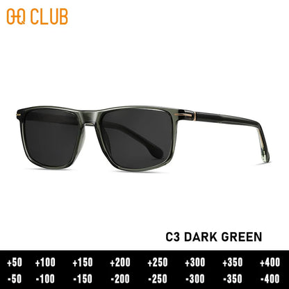 O-Q CLUB New Men's Fashion Square Polarized Sunglasses
