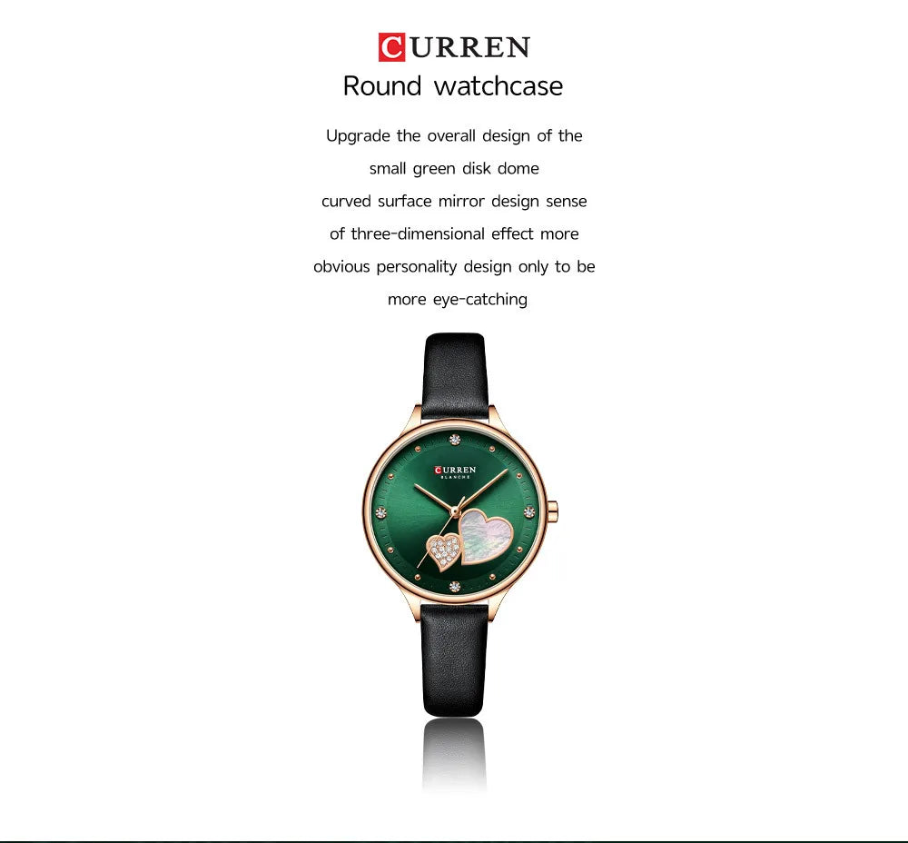 CURREN 9077 Luxury Fashion Women's Watch Waterproof Quartz Watch