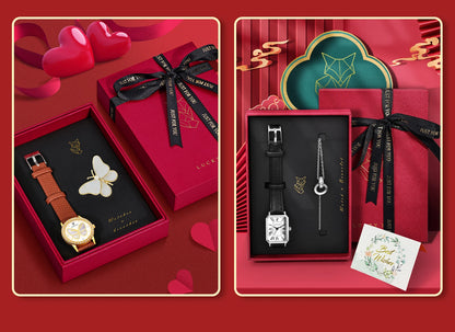 Fashion Retro Digital Dial Casual Quartz Wristwatch for Women Gift