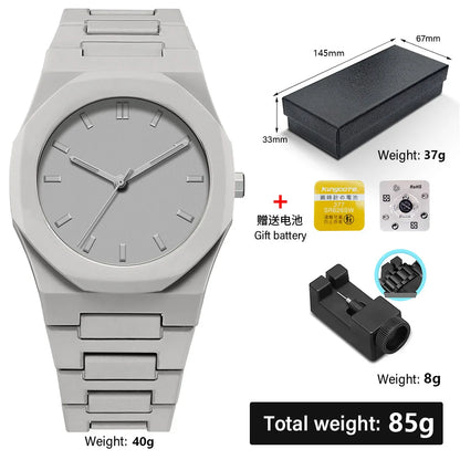 Fashion Plastic Strap Men Watches Sports Quartz Wristwatches for Mens Minimalist Design Lightweight Clock Reloj Hombre
