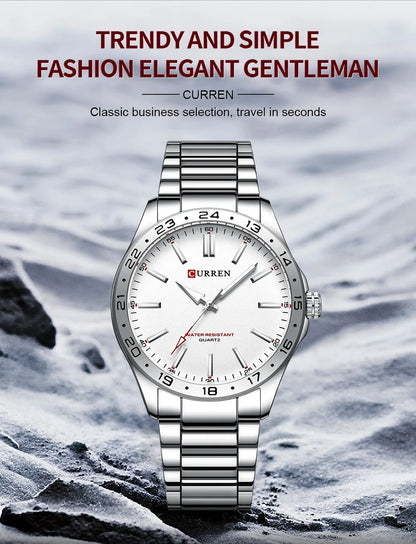 CURREN 8452 Men Ultra Thin Quartz Watch