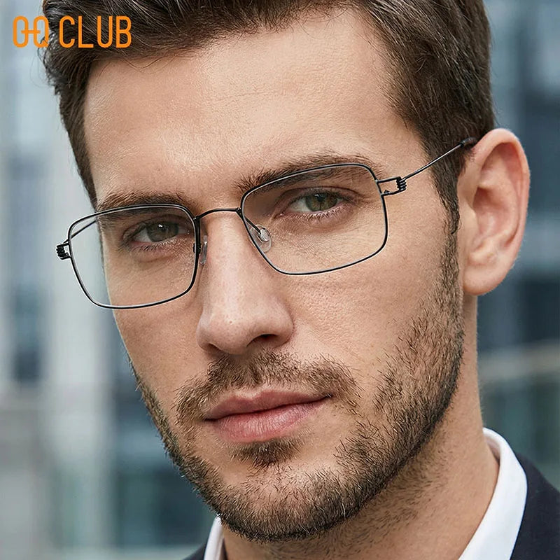 O-Q CLUB Blue Light Blocking Glasses for Myopia Men Computer Lenses to Read Eyewear