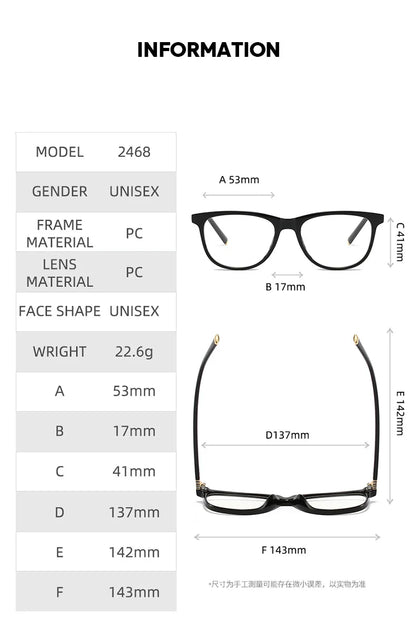 O-Q CLUB Women's Grade Glasses Eye Glass for Woman Sunglass Men Lunette Myopia Eyeglasses Photochromic Lenses to Read Eyewear