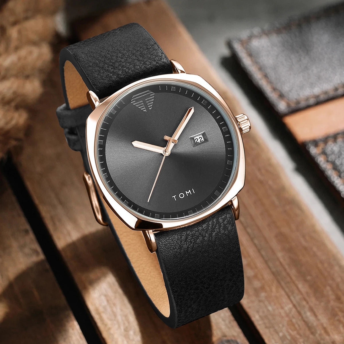 TOMI Men's Watch Minimalist  Casual Quartz Watch