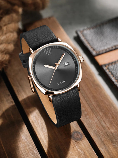 TOMI Men's Watch Minimalist  Casual Quartz Watch