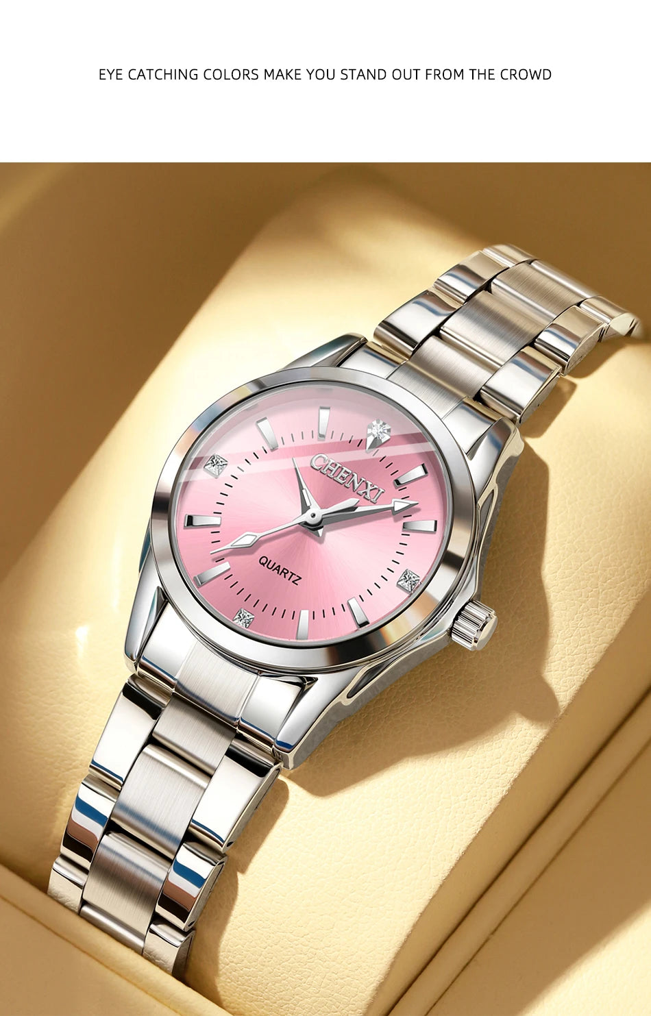 CHENXI 021B Women's Quartz Watch Fashion Elegant Waterproof Watch