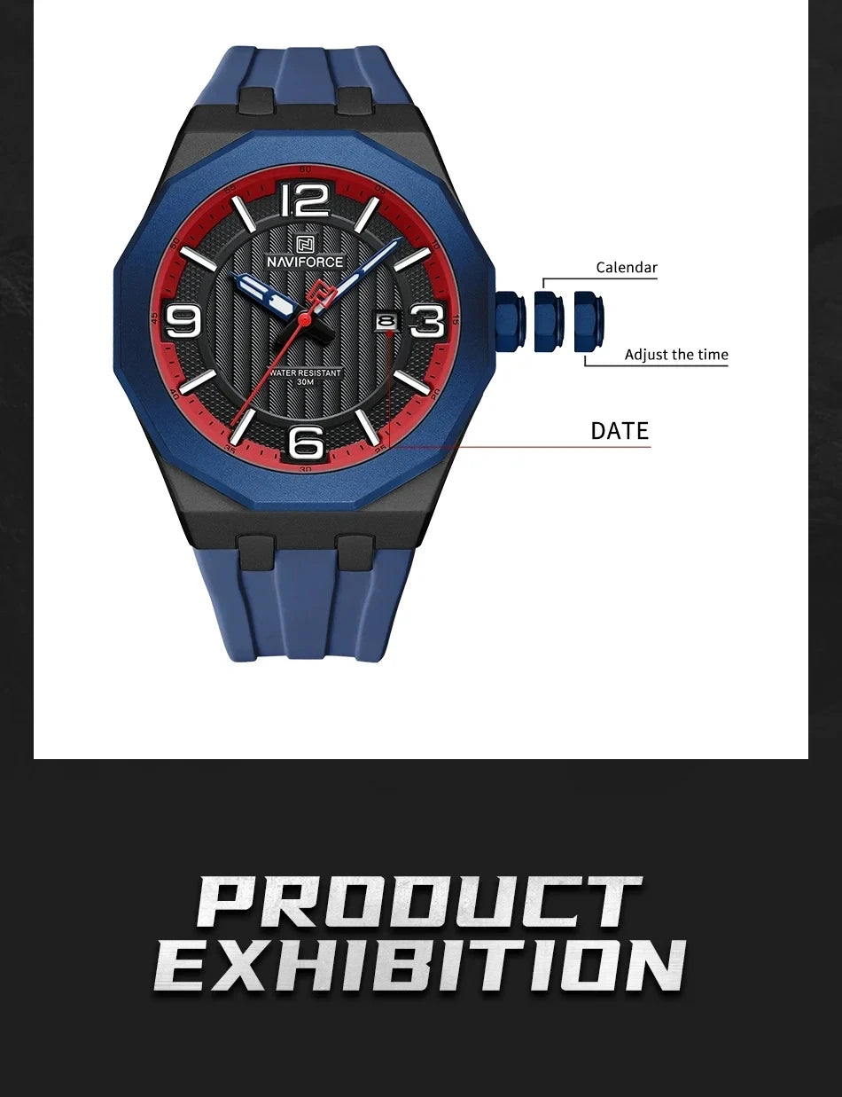 Naviforce 8079 Luxury Men's Business Watch