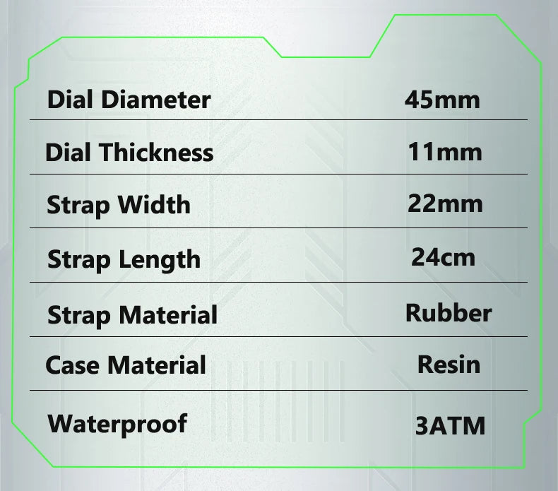 Mark Fairwhale 5690 Life Waterproof Men's Watches Chronograph Quartz Watch for Man Luminous Silicone Wristwatch Male Date Clock