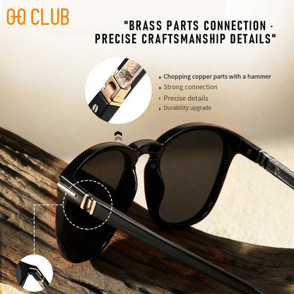 O-Q CLUB New Men's Fashion Square Polarized Sunglasses