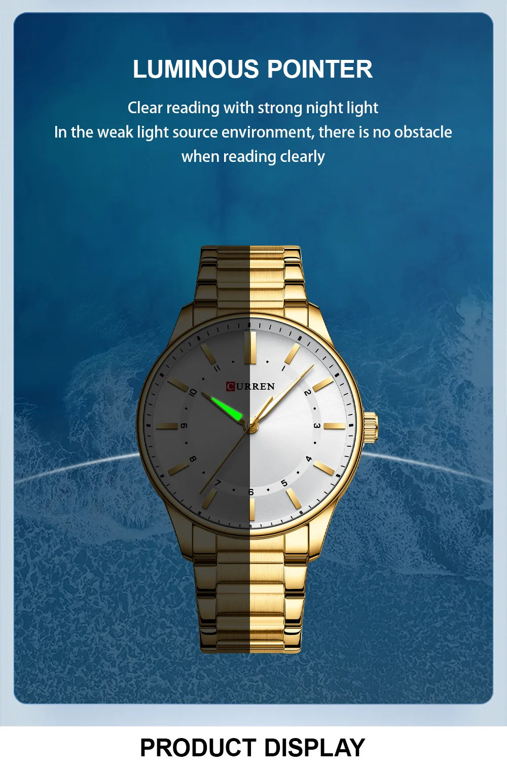 CURREN 8430 Fashion Men's Quartz Watch