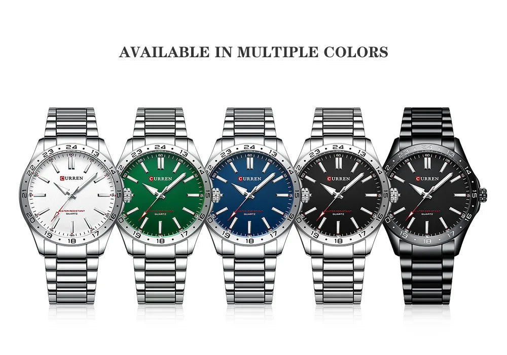 CURREN 8452 Men Ultra Thin Quartz Watch