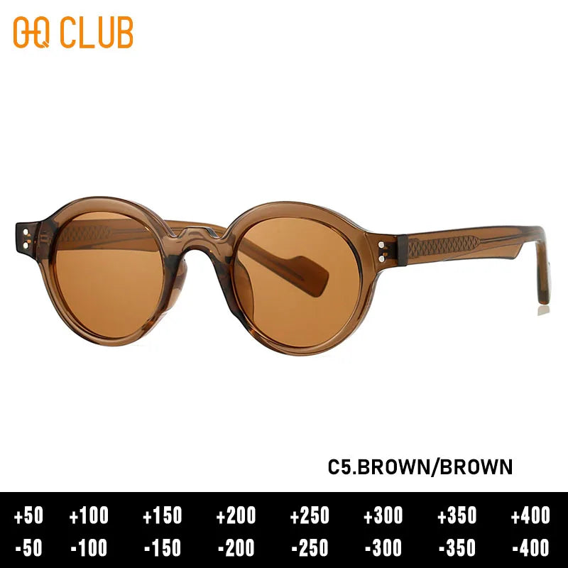O-Q CLUB Round Glasses for Woman Eyeglass Frames Sunglasses Man Eyeglasses Men Computer Eyepieces Reading Frame Magnifying Women