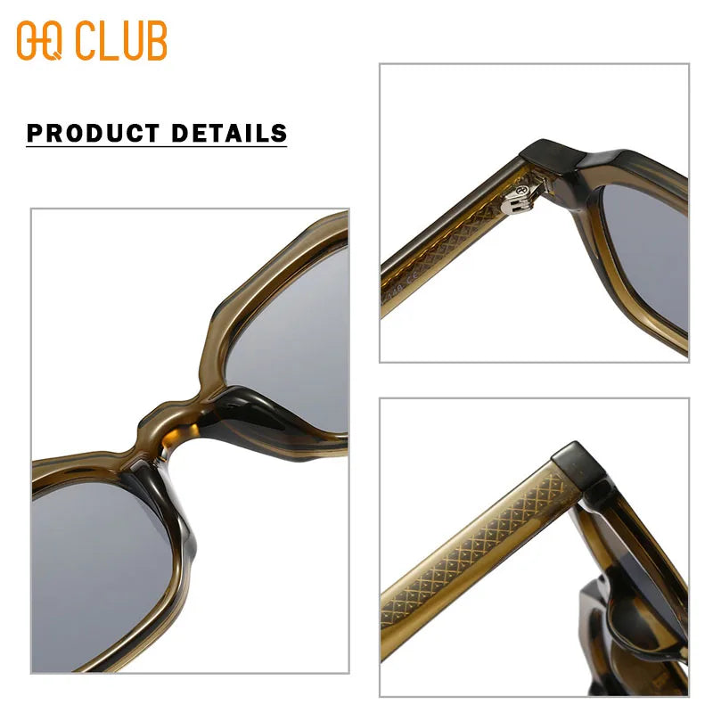 O-Q CLUB Eyewear Men Sunglasses  Optical Eye Glass for Man