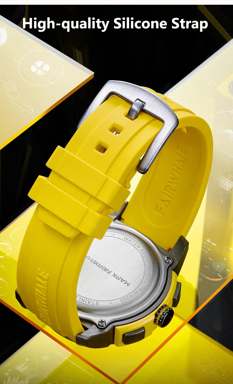 Mark Fairwhale 4360 Fashion New Men Date Quartz Watch