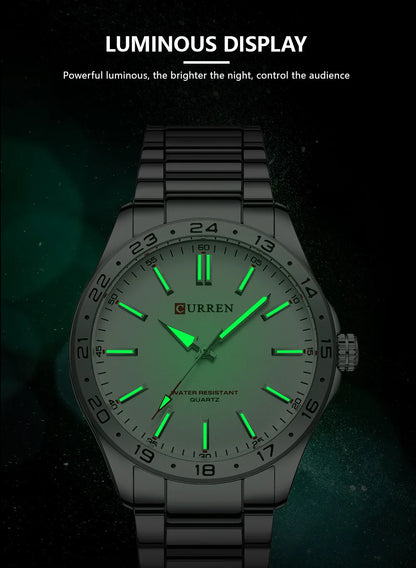 CURREN 8452 Men Ultra Thin Quartz Watch