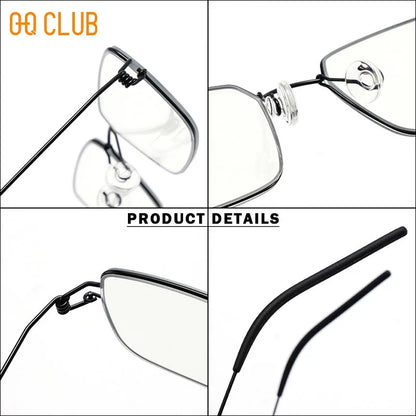 O-Q CLUB Blue Light Blocking Glasses for Myopia Men Computer Lenses to Read Eyewear