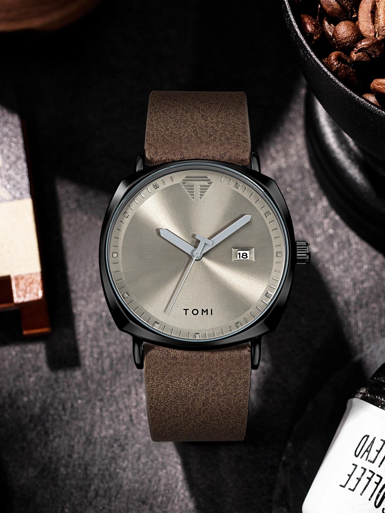 TOMI Men's Watch Minimalist  Casual Quartz Watch