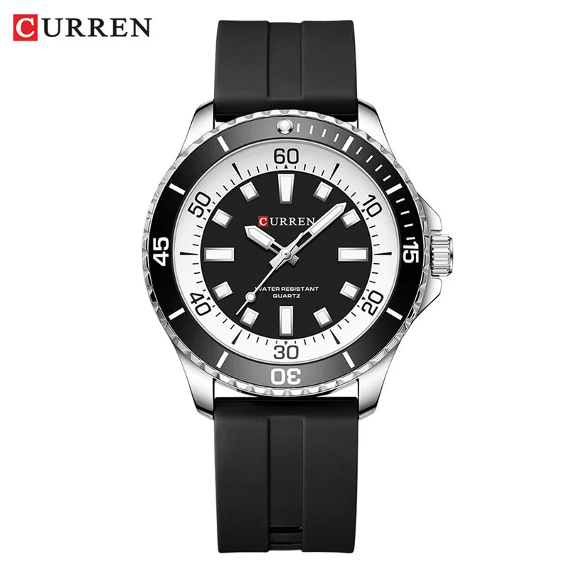 Curren 8448 Male reloj hombre lujo alta gama quartz Wristwatch
