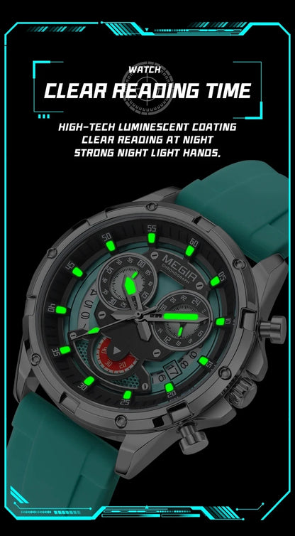MEGIR 2248 Top Brand Chronograph Quartz Watch