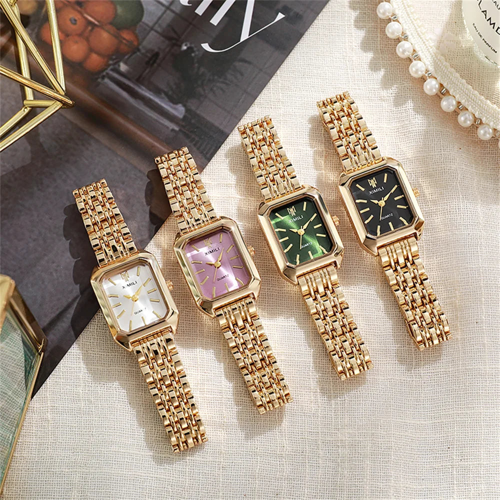 Hot Selling 2025 Fashion Women's Minimalist Square Quartz Watch