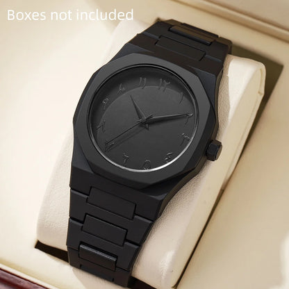 Modern Minimalist Personality Creative All-black Men's Watch Arabic