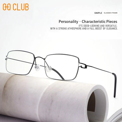 O-Q CLUB Blue Light Blocking Glasses for Myopia Men Computer Lenses to Read Eyewear