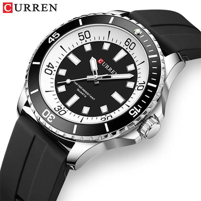 Curren 8448 Male reloj hombre lujo alta gama quartz Wristwatch