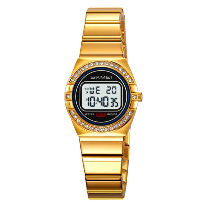 SKMEI 2446 Luxury Casual Female Girl Sports Watches Waterproof Digital Wristwatches