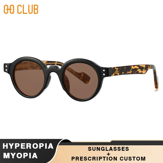 O-Q CLUB Round Glasses for Woman Eyeglass Frames Sunglasses Man Eyeglasses Men Computer Eyepieces Reading Frame Magnifying Women