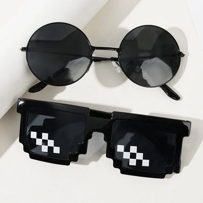 Small Round Sunglasses Women Men UV400 Metal Brand Designer Punk Sun Glasses