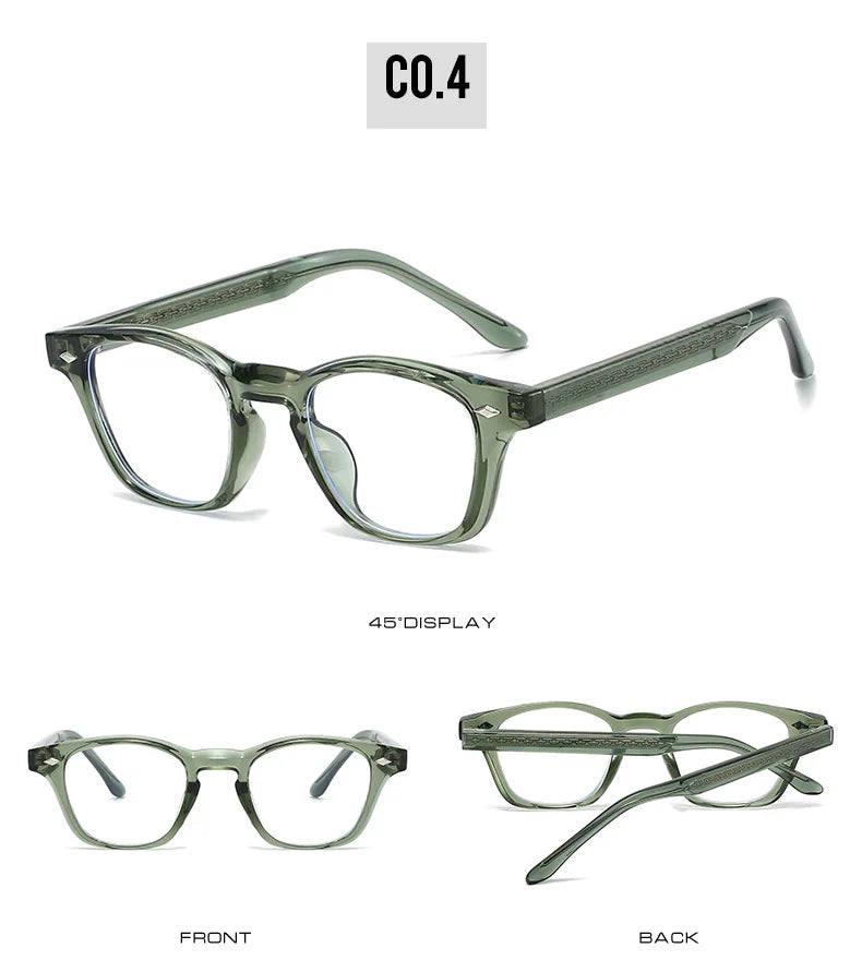 O-Q CLUB Men's Glasses for Reading Glass for Man Eyeglass Frames