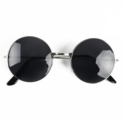 Small Round Sunglasses Women Men UV400 Metal Brand Designer Punk Sun Glasses